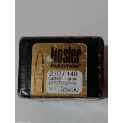 Nosler Partition 270 caliber 140 grain
