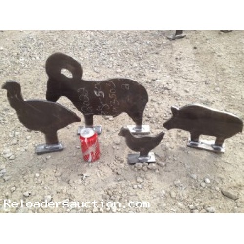 NRA Animal Silhouettes Set of 4