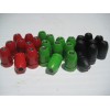 .356 9mm 130gr. HP Lead cast Assorted GRN/Red/BLK Powder Coated Bullets 300pk