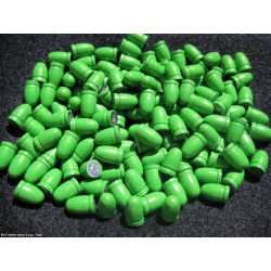 .356 9mm 130gr. RN Lead cast GRN Powder Coated Bullets 1000pk